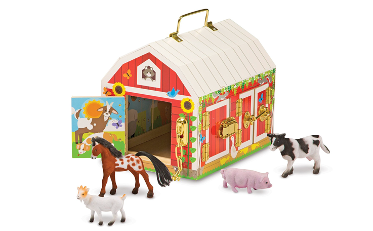 melissa and doug farm latches