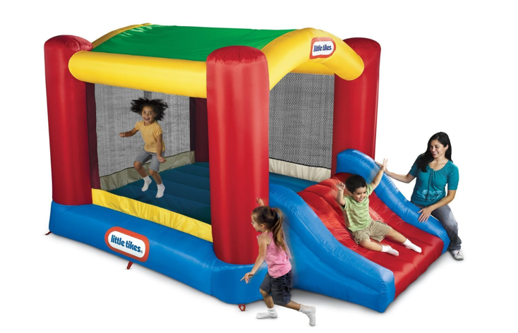 little tikes shady jump n slide bouncer